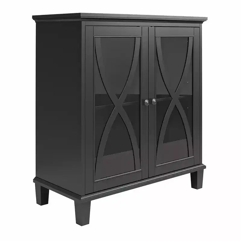Meuble d'appoint Céleste d'Ameriwood Home avec portes vitrées