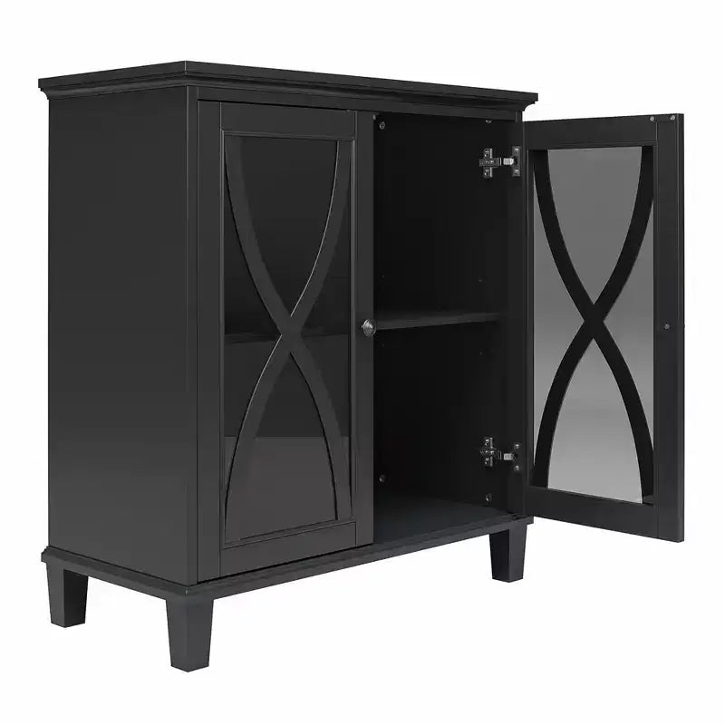 Meuble d'appoint Céleste d'Ameriwood Home avec portes vitrées