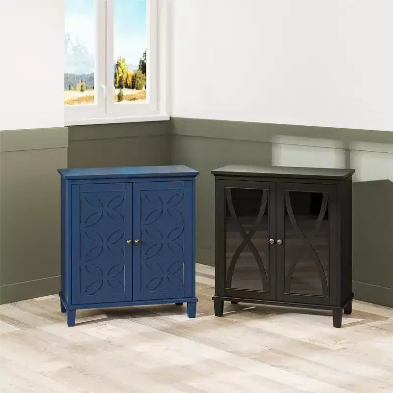 Meuble d'appoint Céleste d'Ameriwood Home avec portes vitrées