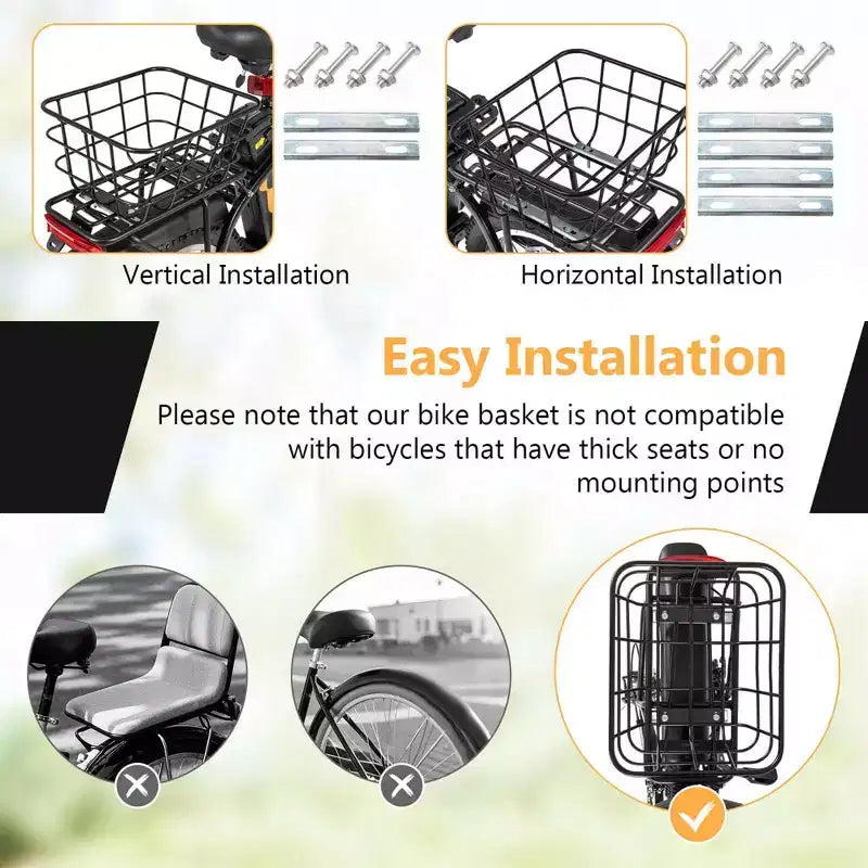 Vélo électrique pliant Costway 16 avec moteur sans balais de 650 W en pointe