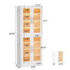 Meuble à chaussures MAYEERTY avec lumières LED télécommandées pour une décoration d'intérieur intelligente