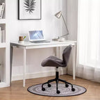 Chaise de bureau pivotante réglable tuftée Vatros