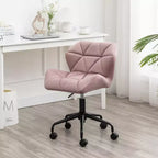 Chaise de bureau pivotante réglable tuftée Vatros