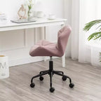 Chaise de bureau pivotante réglable tuftée Vatros