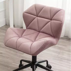 Chaise de bureau pivotante réglable tuftée Vatros