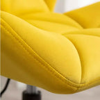 Chaise de bureau pivotante réglable tuftée Vatros
