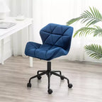 Chaise de bureau pivotante réglable tuftée Vatros