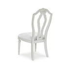 Chaises de salle à manger rembourrées Signature Design by Ashley Montelaine – Blanc antique d'inspiration vintage (Lot de 2)