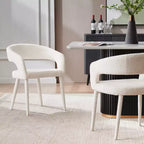 Lot de 2 Chaises de Salle à Manger avec Pieds en Métal pour Salle à Manger, Salon ou Bureau à Domicile -Morden Fort