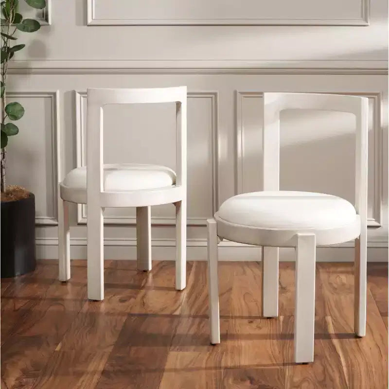 Estes Chaise de salle à manger ronde (lot de 2) - DCH8802 - Safavieh