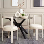 Estes Chaise de salle à manger ronde (lot de 2) - DCH8802 - Safavieh