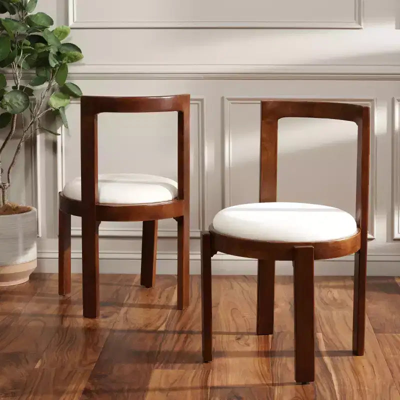 Estes Chaise de salle à manger ronde (lot de 2) - DCH8802 - Safavieh