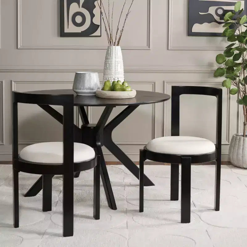 Estes Chaise de salle à manger ronde (lot de 2) - DCH8802 - Safavieh
