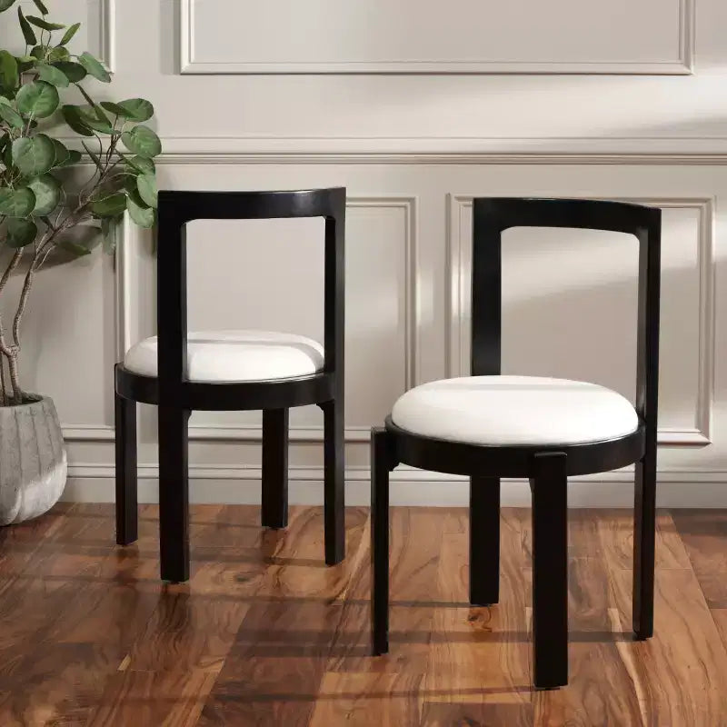 Estes Chaise de salle à manger ronde (lot de 2) - DCH8802 - Safavieh