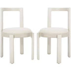 Estes Chaise de salle à manger ronde (lot de 2) - DCH8802 - Safavieh
