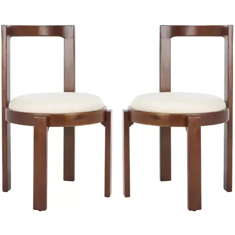 Estes Chaise de salle à manger ronde (lot de 2) - DCH8802 - Safavieh
