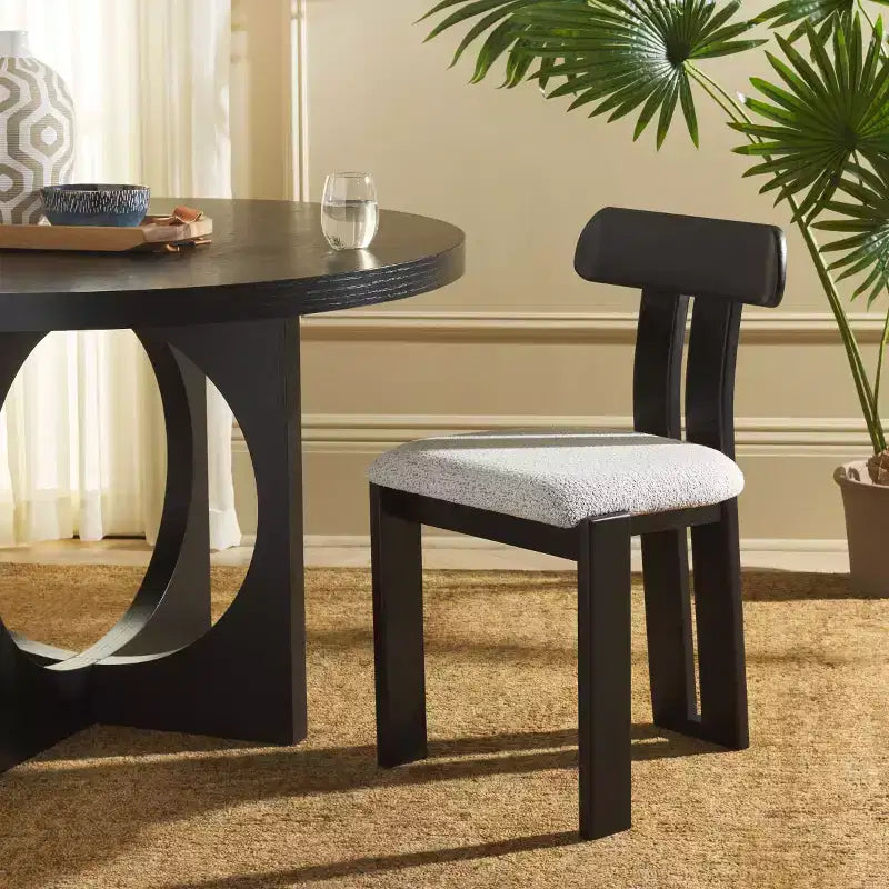 Chaise de salle à manger Cayde Boucle Seat - DCH8806 - Safavieh