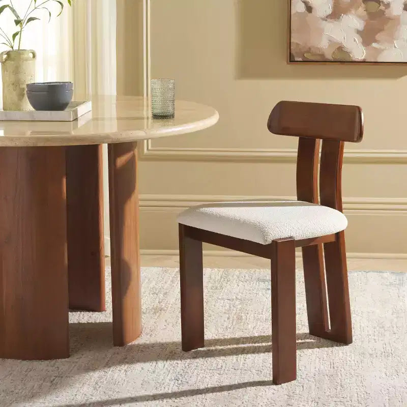 Chaise de salle à manger Cayde Boucle Seat - DCH8806 - Safavieh