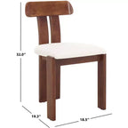 Chaise de salle à manger Cayde Boucle Seat - DCH8806 - Safavieh