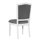 Ensemble de salle à manger extensible Whisen 7 pièces 198,4 cm avec 6 chaises rembourrées