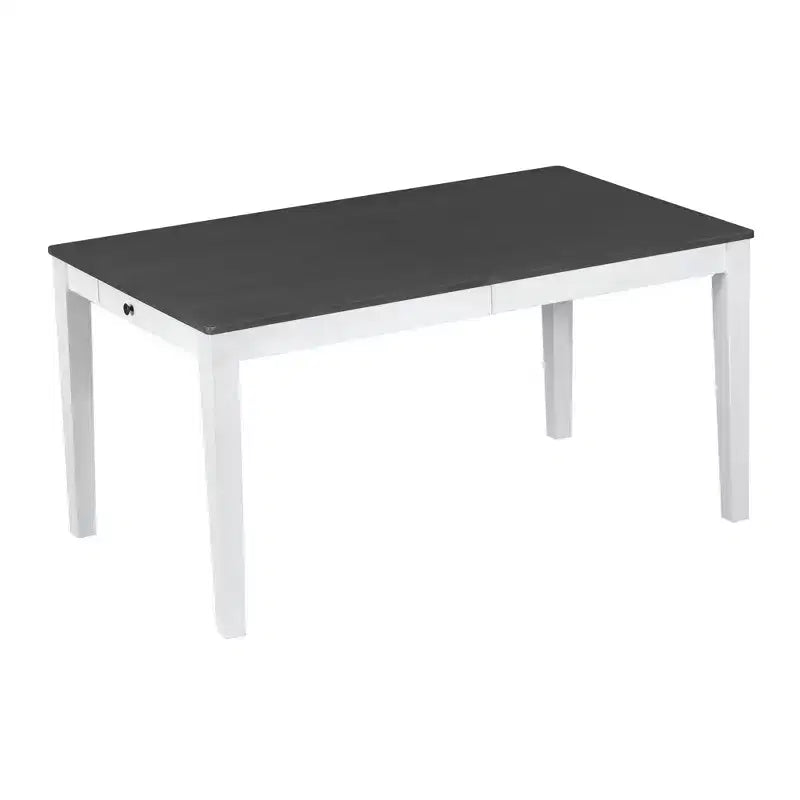 Ensemble de salle à manger extensible Whisen 7 pièces 198,4 cm avec 6 chaises rembourrées
