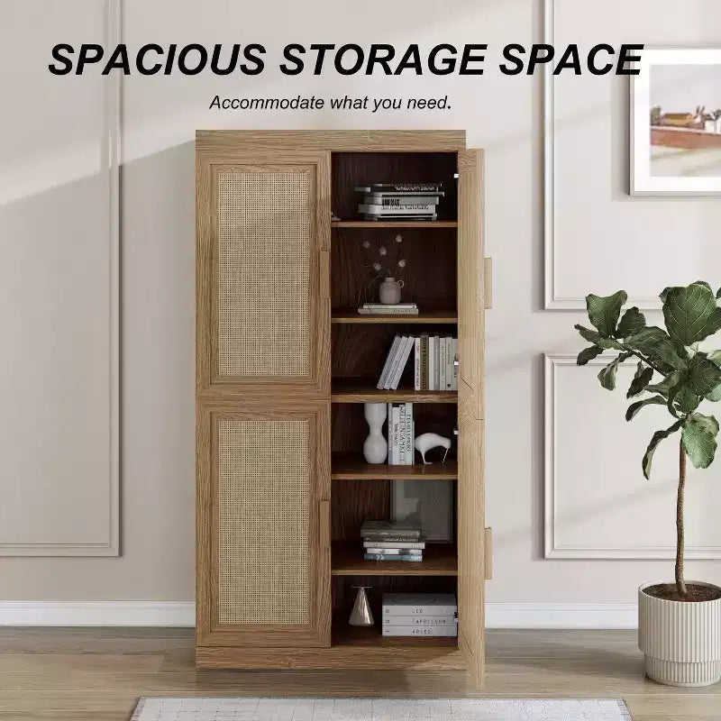 Meuble d'appoint en bois PexFix avec étagères réglables