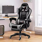 Ergonomic Gaming Chair with Lumbar Support  Sleek Racing Design