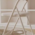 Table et chaises pliantes rembourrées 3 pièces, coussin souple en PU, cadre en métal, ensemble de table et chaises d'activités pour enfants pour la garderie et la salle de classe, noir