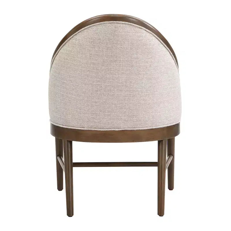 Christopher Knight Home James Chaise de salle à manger moderne du milieu du siècle en sergé avec dossier incurvé (Lot de 2)
