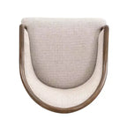 Christopher Knight Home James Chaise de salle à manger moderne du milieu du siècle en sergé avec dossier incurvé (Lot de 2)