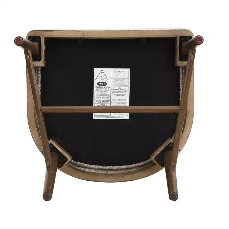 Christopher Knight Home James Chaise de salle à manger moderne du milieu du siècle en sergé avec dossier incurvé (Lot de 2)