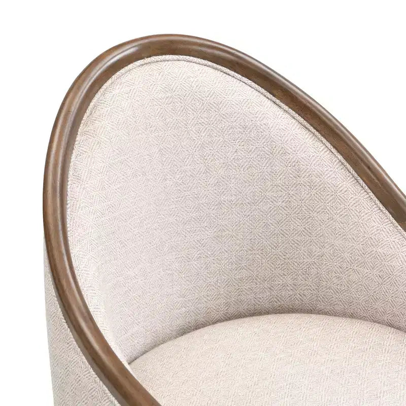 Christopher Knight Home James Chaise de salle à manger moderne du milieu du siècle en sergé avec dossier incurvé (Lot de 2)