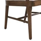 Christopher Knight Home James Chaise de salle à manger moderne du milieu du siècle en sergé avec dossier incurvé (Lot de 2)
