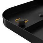 Bekrvio 47.4 Console de ferme – Table d'entrée rustique avec cadre en métal noir | Table de canapé étroite pour salon, couloir, hall d'entrée