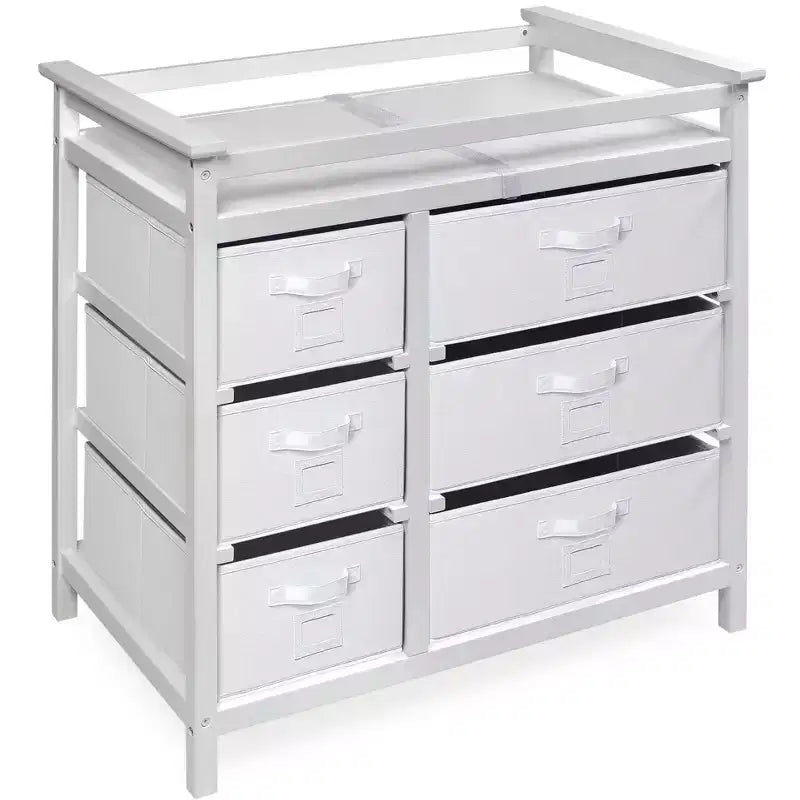 Table à langer moderne avec six paniers