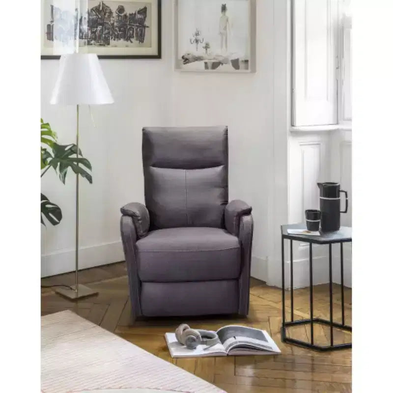 Fauteuil inclinable électrique Whisen avec ports USB, facile à nettoyer, peu encombrant et appuie-tête intégré