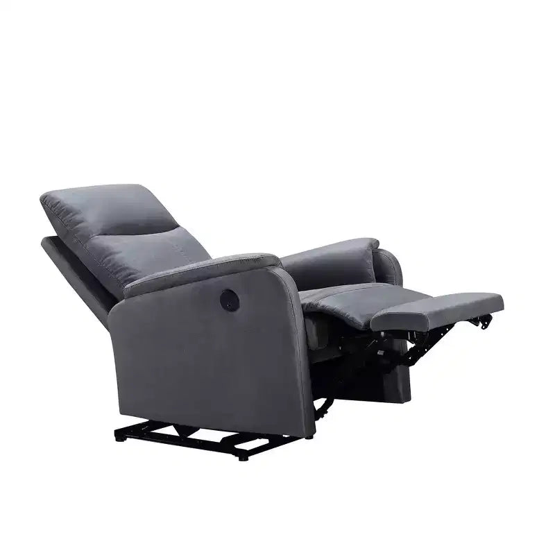 Fauteuil inclinable électrique Whisen avec ports USB, facile à nettoyer, peu encombrant et appuie-tête intégré