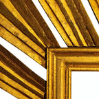 Miroir Mural Rectangulaire Storied Home Sunburst, Doré