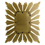 Miroir Mural Rectangulaire Storied Home Sunburst, Doré