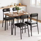 Ensemble de salle à manger 4 pièces, avec 4 chaises pour petit espace