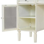 Table de maquillage ModernLuxe avec miroir rabattable, tabouret, tiroir et meuble de rangement, Coiffeuse blanche, Bureau d'ordinateur multifonctionnel