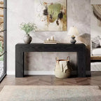 Table console extra longue de 70,9 pouces, table de canapé en bois derrière le canapé, console d'entrée de style ferme pour le salon, le couloir, le foyer