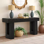 MAYEERTY Console Table with Lower Storage Shelf for Decor & Vases