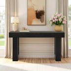 MAYEERTY Console avec étagère inférieure pour décorations et vases