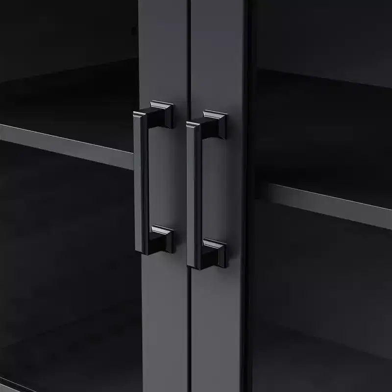 MAYEERTY Meuble TV moderne pour téléviseurs de 100 pouces - Porte en verre cannelé, lumières LED, porte coulissante, 2 tiroirs, blanc