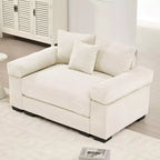 54.3 Oversized Cloud Modular Sectional Couch,Extra-Thick Armrests Good Resilience Cushions Ergonomic Design Premium Soft Corduroy Fabric