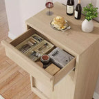Poubelle inclinable, avec rangement de 38 litres, cache-poubelle autoportant, panier à linge pour cuisine, salle à manger, salon