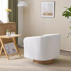 Fauteuil d'appoint pivotant Karl pour salon