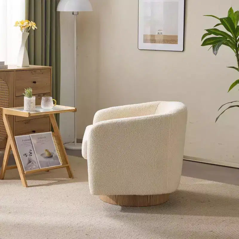 Fauteuil d'appoint pivotant Karl pour salon