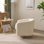 Fauteuil d'appoint pivotant Karl pour salon